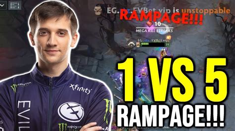 Arteezy V Rampage In Ti Do You Want It Dota Youtube