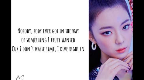 ITZY NOT SHY LYRICS ENGLISH VER YouTube