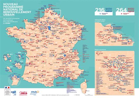 Carte Du Nouveau Programme National De Renouvellement Urbain Data Gouv Fr