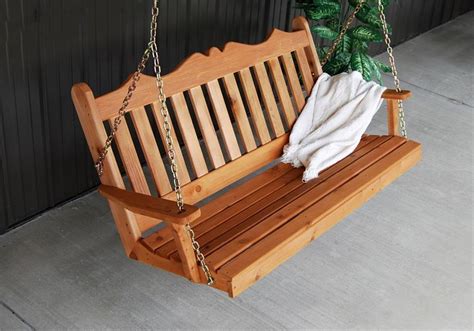 Red Cedar Royal English Swing From Dutchcrafters Amish Furniture