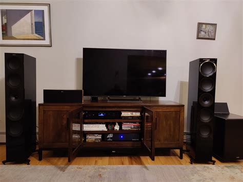 NAD C658, Orchard Audio Starkrimson Stereo Ultra, KEF R11, and Hsu ...