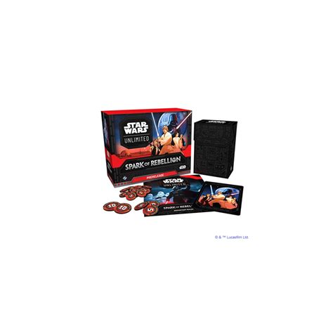 Ffg Star Wars Unlimited Spark Of Rebellion Prerelease Box