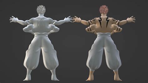 sukuna true form jujutsu kaisen  model  summerforce