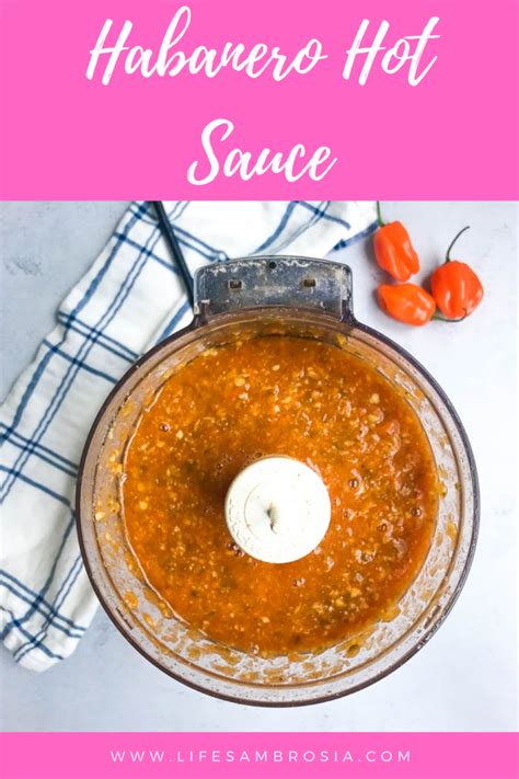 Habanero Hot Sauce Recipe {with Video } Lifes Ambrosia