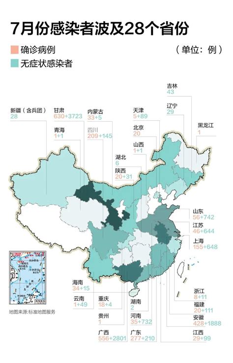 7月份疫情图解丨波及28省份，16地报告11种奥密克戎亚分支 疫情 新浪财经 新浪网