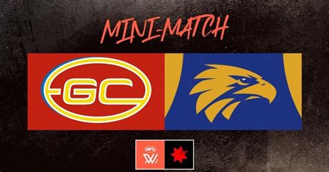 Aflw S7 Mini Match Gold Coast V West Coast