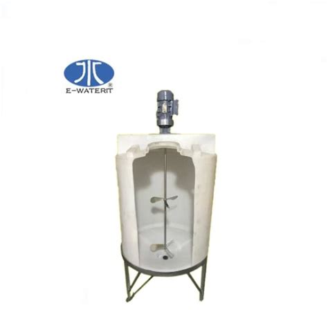 L Cone Bottom Plastic Water Tank Mixing Tank With Agitator Mixer