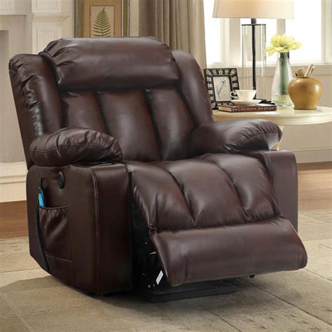 Latitude Run Large Power Lift Recliner Chair With Massage And Heat For