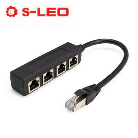 YandexBuy 1 шт,Разветвитель RJ45 1 штекер на 4 штекера кабель ...