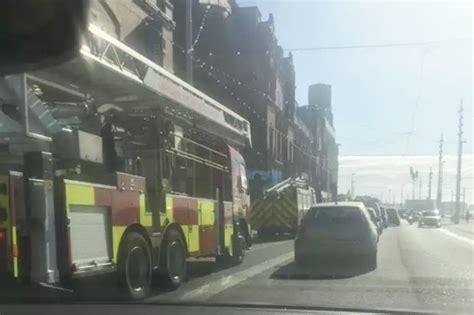 Blackpool Tower Fire Building Evacuated As Blaze Breaks Out With 12