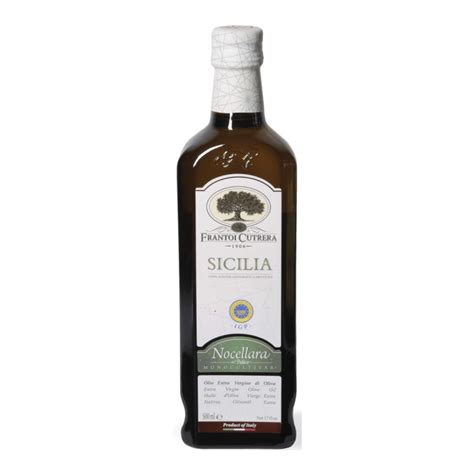 Extra Virgin Olive Oil Monocultivar Nocellara Belice Igp Cutrera Ml