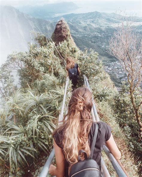 Stairway To Heaven Oahu Island Life Dream Vacations Natural Landmarks