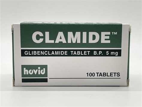 Glibenclamide Tabl 5mg Hovid 100st Seal10 Doos200 Soma Pharma