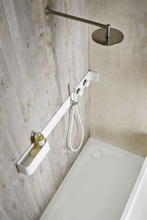 SOFFIONE A MURO IN ACCIAIO BREZZA COLLEZIONE BREZZA BY REXA DESIGN ...