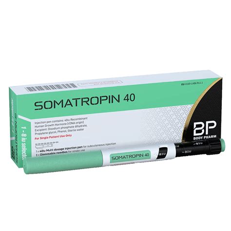 BODY PHARM HGH Somatropin 40iu Pre Filled Pen AnabolicsZA