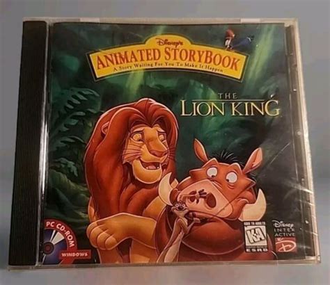 Disney S The Lion King Animated Storybook Pc Cd Rom Ebay