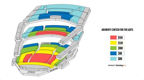 Aronoff Center Seating Chart for Wedding Stationery