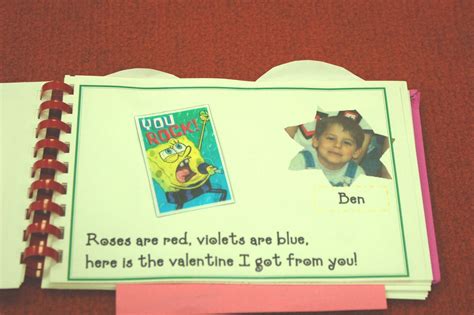 Inside Valentine Keepsake Book Valentines School February Ideas