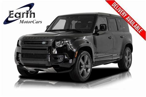 2023 Land Rover Defender 110 V8 249 Miles Santorini Black Metallic 4d