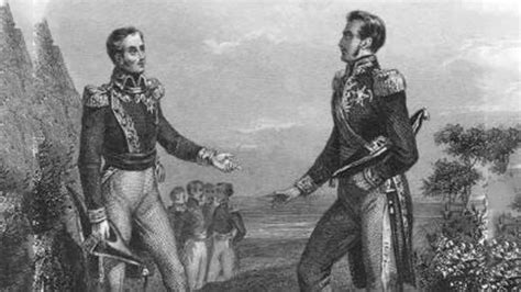 A 200 Años Del Encuentro De San Martín Y Bolívar En Guayaquil Perfil