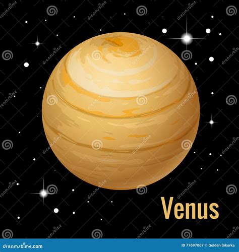 Venus Planet Planetas Isométricos De Alta Calidad De La Sistema Solar