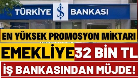 İŞ BANKASI EMEKLİLERE KASIM AYI YÜKSEK PROMOSYON KAMPANYASI YouTube