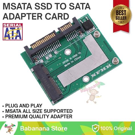 Jual Sata To MSATA Converter M SATA Konverter Adapter Ssd Hdd Storage