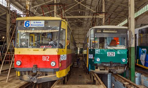 Ростов-на-Дону, Tatra T6B5SU № 812; Ростов-на-Дону, Tatra T6B5SU № 829 ...