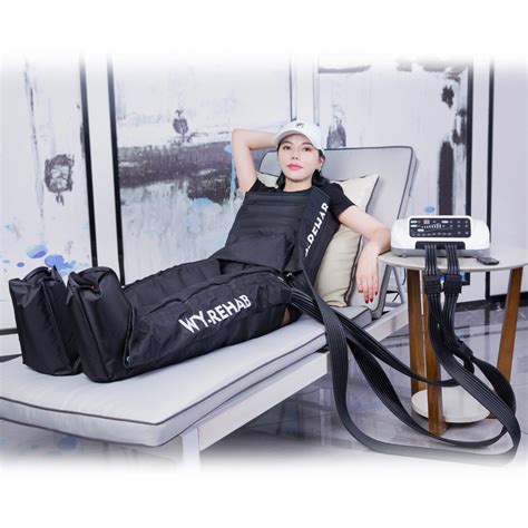 8 Chamber Air Compression Leg Massage Machine For Sports Recovery Leg Massage Machine And