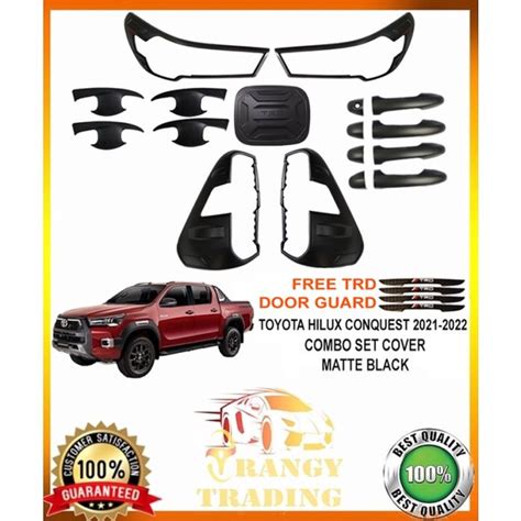 Toyota Hilux Conquest GR S 2021 To 2022 2 4L Garnish Combo Set Cover