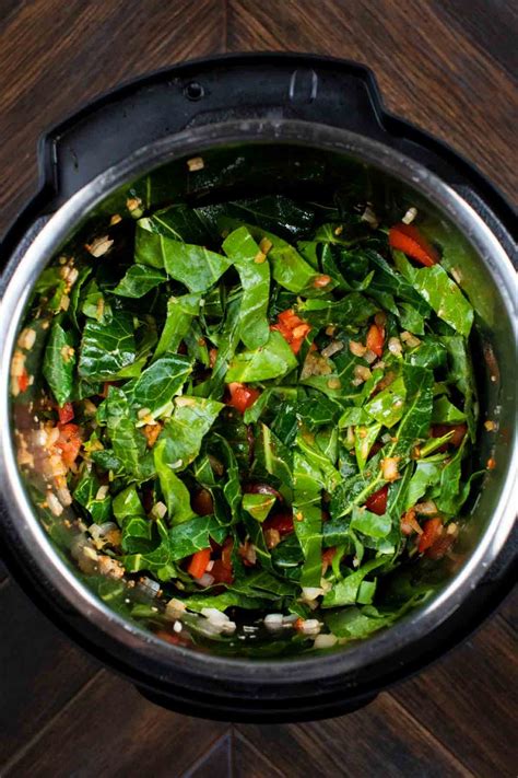 Instant Pot Collard Greens (Vegan, Easy!) - Veggie Chick