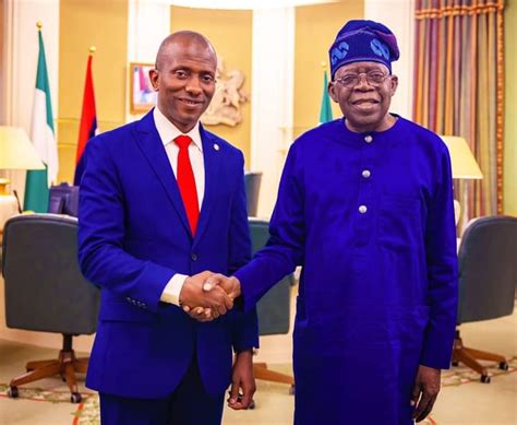 PHOTO NEWS Acting EFCC Chairman Abdulkarim Chukkol Meets President