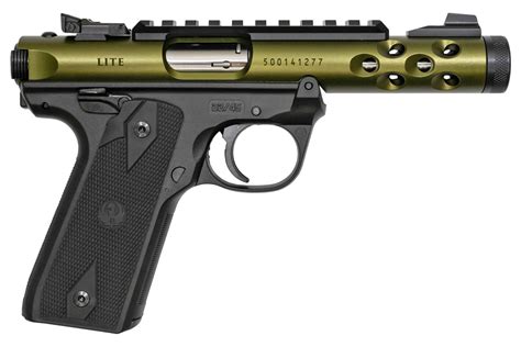 Ruger Mark Iv 2245 Lite 22 Lr Green Anodized With Threaded Barrel Sportsmans Outdoor Superstore