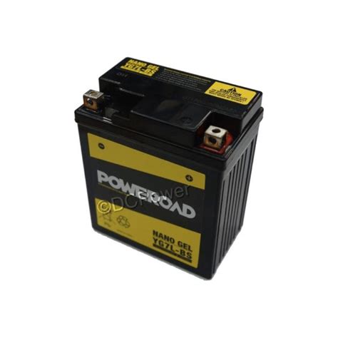 Poweroad Nano GEL Motorcycle Battery YG7L BS DCPower Batteries NZ