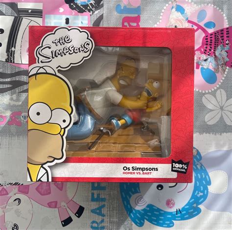 Boneco Homer Vs Bart Iron Produto Masculino Iron Nunca Usado