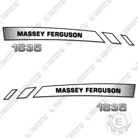 Massey Ferguson 1635 Decal Kit Tractor – Equipment Decals