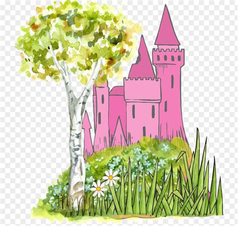 Fairy Tale Castle Clip Art PNG Image - PNGHERO