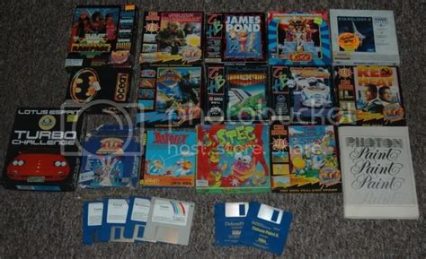 Closed Amiga 500 Plus with accessories and Games