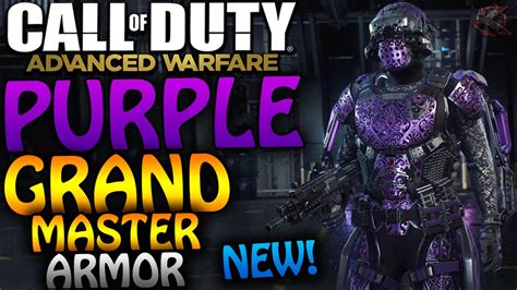 Advanced Warfare New Purple Grand Master Armor New Gear In