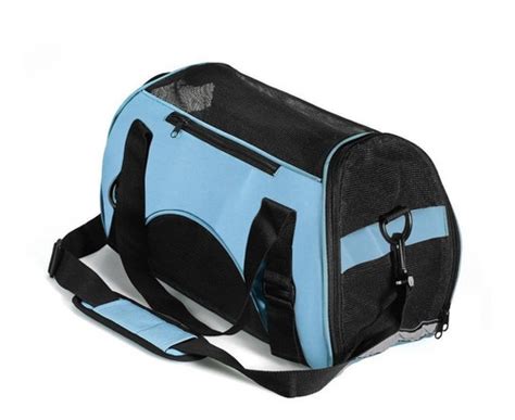 Bolsa Transporte Pet Cia Azul Cabine Avi O Cachorro Gato Frete Gr Tis