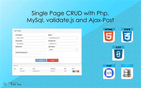 Server Side Processing Datatable With Php And Mysql Learn Infinity