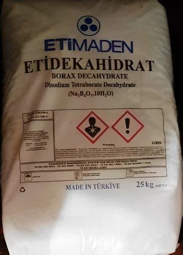 25 Kg Borax Powder, Purity %: 99% at ₹ 85/kg in Chennai | ID: 2851909297548