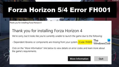 Fix Forza Horizon Error Fh On Windows Pc