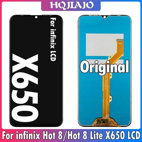 Original For Infinix Hot 8 X650 LCD Display Touch Screen Digitizer