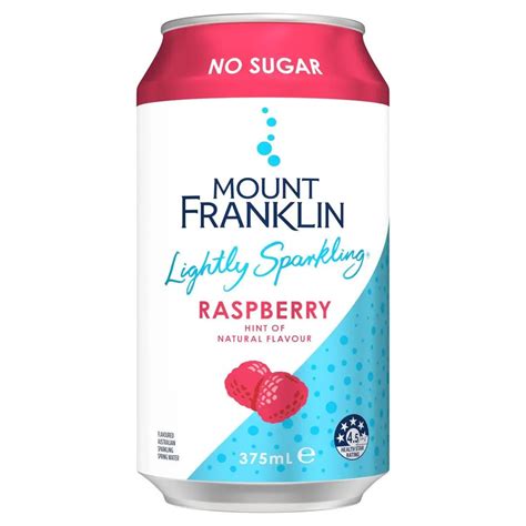 Mt Franklin Lightly Sparkling Raspberry 20 X 375ml Cans Shorty S Liquor Shortys Liquor