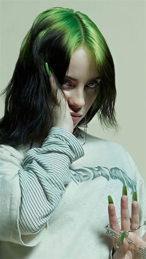 Pin By Ryan On Loml Billie Billie Eilish Green Hair