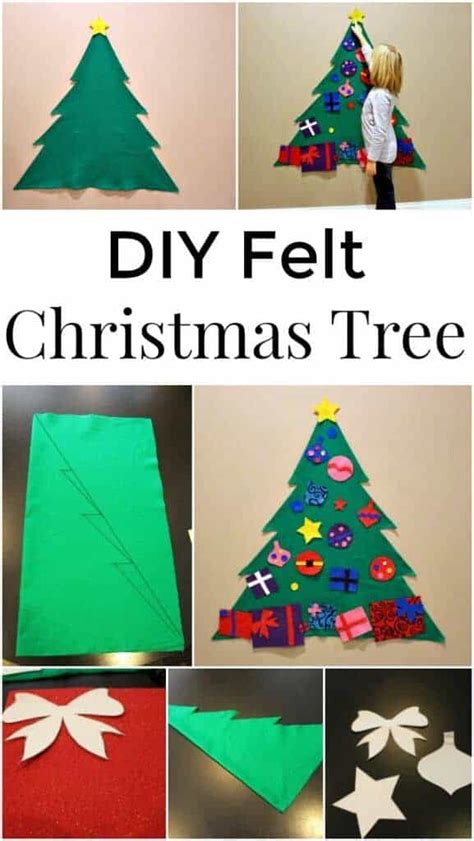 Diy Felt Christmas Tree Princess Pinky Girl