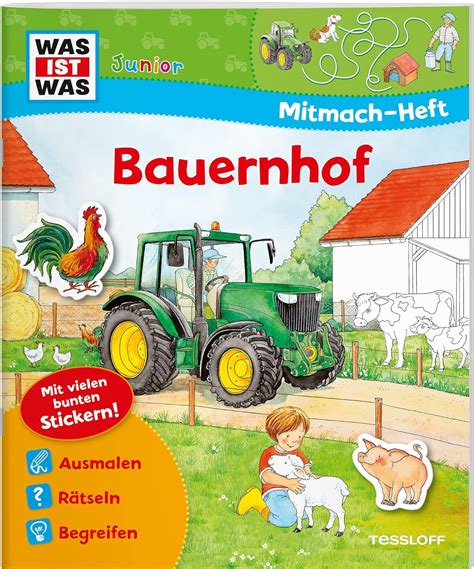 Was Ist Was Junior Mitmach Heft Bauernhof Spiele R Tsel Sticker