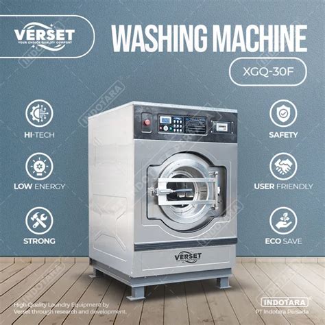 Mesin Laundry Industri Washer Extractor Verset XGQ 30F Lazada Indonesia