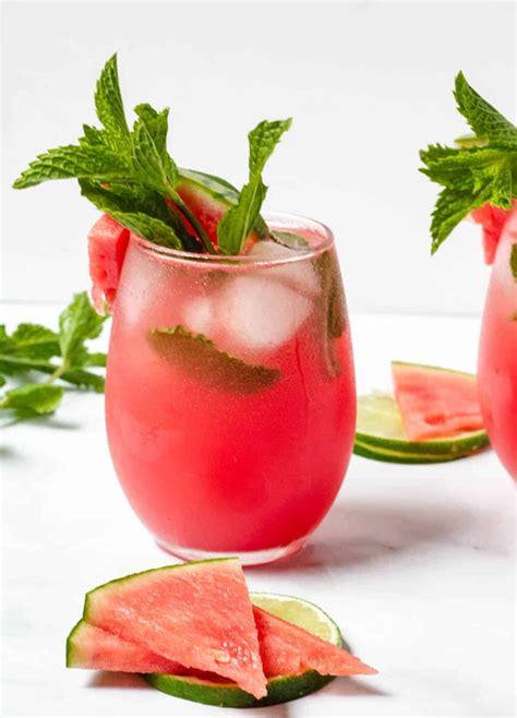 Watermelon Mocktail Sugar Free Keeping The Peas Watermelon